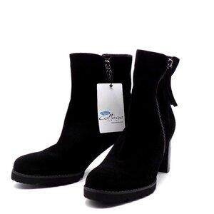 Aqua College Rae Ankle Boots Size 8 Suede Waterproof Black